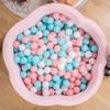 ZYSMALAT Baby Ball Pit - Premium Velvet Memory Foam Ball Pit for Toddlers 1-3 and Babies - Large Pink Flower Baby Ballpit - Indoor Soft Play Equipment for Kids - Pink - Balls NOT Included view 1