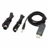 DAGIJIRD 1.5m Cable RC Helicopter Airplane Car Training USB Simulator Cable Adapter Cables Kit for Flysky FS-SM100 view 2