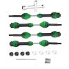 1/10 RC Metal Front + Rear Drive Shafts Kits Upgrade Parts for TRAXXAS Hoss/Rustler/Slash/Stampede 4X4 2wd view 1