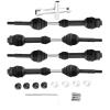 1/10 RC Metal Front + Rear Drive Shafts Kits Upgrade Parts for TRAXXAS Hoss/Rustler/Slash/Stampede 4X4 2wd view 1