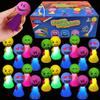 Liberty Imports 24 PCS Jumping Emoticon Popper Spring Launchers LED Light Up Toy Bouncy Party Favors Supplies and Goodie Bag Fillers for Kids, Toddlers (Light Up) view 1