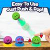 Liberty Imports 24 PCS Jumping Emoticon Popper Spring Launchers LED Light Up Toy Bouncy Party Favors Supplies and Goodie Bag Fillers for Kids, Toddlers (Light Up) view 3