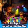 Liberty Imports 24 PCS Jumping Emoticon Popper Spring Launchers LED Light Up Toy Bouncy Party Favors Supplies and Goodie Bag Fillers for Kids, Toddlers (Light Up) view 4