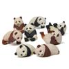 Cabilock 8Pcs Adorable Panda Shaped Toy DIY Versatile Decor for Home Garden for Micro Landscapes and Ideas Portable Panda Figurines view 1