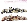 Cabilock 8Pcs Adorable Panda Shaped Toy DIY Versatile Decor for Home Garden for Micro Landscapes and Ideas Portable Panda Figurines view 4