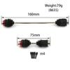 1/10 RC Steel Central Front & Rear Drive Shaft Part for Traxxas E-Revo VXL 2.0 RTR 4WD view 2
