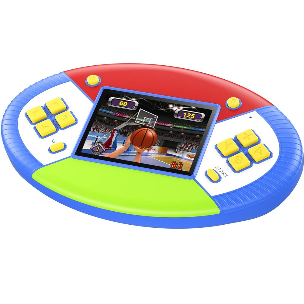 Beijue Handheld Games for 14+ with 220 16 Bit Video Game,Handheld Gaming Stuff for Boys and Girls,Portable Rechargeable Family Retro Player Party Favors Christmas Birthday Gift(Blue)