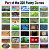 Beijue Handheld Games for 14+ with 220 16 Bit Video Game,Handheld Gaming Stuff for Boys and Girls,Portable Rechargeable Family Retro Player Party Favors Christmas Birthday Gift(Blue) view 3
