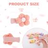 12PCS Baby Hair Clips, Plush Flower Hairpin Baby Hairpin Small Plush Hair Clips Girls Flower Hair Clips Cute Hairpins Hair Accessories for Baby Girls view 2