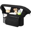 Accmor Universal Stroller Organizer with Insulated Cup Holder Detachable Phone Bag and Shoulder Strap,Stroller Bag Caddy Organizer Fits for Uppababy, Baby Jogger, Britax Strollers view 1