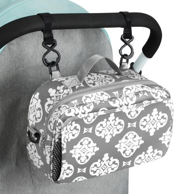 Accmor Stroller Organizer, Universal Stroller Organizer with Insulated Cup Holder Pocket, Dual Purpose Large Capacity Stroller Bag Caddy, Stroller Accessories Fits for Uppababy, Doona, Nuna Strollers