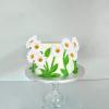 20PCS Daisy Cupcake Toppers Artificial 3D White Daisy Cake Toppers for Girls Birthday Cake Decors Baby Shower Flower Party White Daisy Confetti Table Decorations Supplies view 2