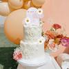 20PCS Daisy Cupcake Toppers Artificial 3D White Daisy Cake Toppers for Girls Birthday Cake Decors Baby Shower Flower Party White Daisy Confetti Table Decorations Supplies view 4