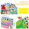 30 Sheets Hawaii Make a Face Sticker Summer Pool Beach Stickers for Kids Make Your Own Watermelon Pineapple Flamingo Stickers for Tropical Luau Craft Party Decor Sticker Summer Holiday Party Favors view 2
