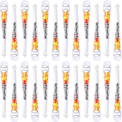 Sonarun 24 Pack Inflatable Baseball Bats Baseball Bat Inflates Sport Bulk for Baseball Theme Birthday Party Favors Summer Pool