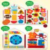 Coogam Toddler Felt Montessori Busy Book, Activity Busy Sensory Boards Fine Motor Skill Quiet Book Car Travel Busy Binder Autism Toys Preschool Learning Educational Toy Gift for 3 4 5 Year Old Kids view 3