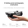 2 Batteries RC 4K Drone Dual HD Camera WiFi Aerial Photography Foldable Quadcopter with Headless Mode Hand Gesture Photographing Steady Hover Gravity Sensor Headless Mode with Storage view 2