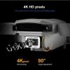 2 Batteries RC 4K Drone Dual HD Camera WiFi Aerial Photography Foldable Quadcopter with Headless Mode Hand Gesture Photographing Steady Hover Gravity Sensor Headless Mode with Storage view 3