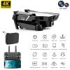 2 Batteries RC 4K Drone Dual HD Camera WiFi Aerial Photography Foldable Quadcopter with Headless Mode Hand Gesture Photographing Steady Hover Gravity Sensor Headless Mode with Storage view 4