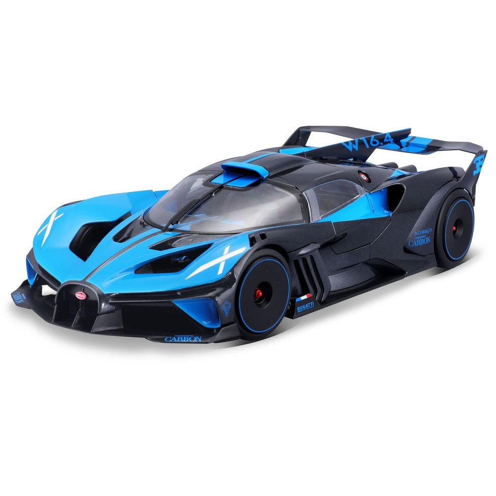 Xiangtat 1/18 Model Compatible wit Bugatti Bolide W16 8.0 2020 Sports Car Die-Cast Scale Model Collection Gift