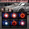 1/16 Fast RC Cars for Adults, RC Drift Car, 38KM/H High-Speed 4WD, Full Proportional Control, 6 LED Light Modes, 2 Rechargeable Batteries, RTR Drifting for Adults, Gift for Boys Kids and Girls view 4
