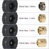 4pcs Brass Extended Wheel TRX4 Brass 12mm Wheel Hex Extended Adapter for RC Crawler TRX4 TRX-4 1/10 RC Hex Wheel Hubs Adapters (4pcs 12mm Wheel Hubs Adapters) view 3