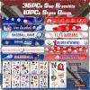 DoYoDoYa 40Pcs Baseball Slap Bracelets Party Favors with Baseball Tattoo Birthday Gifts Baseball Party Decorations Snap Band for Kids Boys view 3
