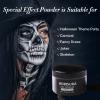 BOBISUKA Makeup Special Effects Dirt Powder for Halloween Makeup Theme Party Wedding Movies Stage Performances Cosplay(0.78 oz)(Charred Ash) view 2