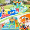 WHUBEFY Bounce House, Inflatable Bounce Castle with Blower for Kids 3-12,Kid Bounce House Blow up Outdoor/Indoor Bouncy House for Backyard with 2 Slides,Climbing Wall,Ball Pit,Jumping Area, Ball Pit view 2