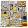 1, 2, 3 Year Old Girl Boy Gift, Toddler Busy Board, Montessori toys, Sensory boards, Fidget toy busyboard for one year old view 1
