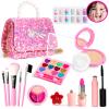 ULOVEME Kids Real Makeup Kit for Little Girls - Real, Non Toxic, Washable Make Up Toy - Umicorn Toys Gift for 3 4 5 6 7 8 9 10 12 Years Old Girls Birthday (Sequin Purse) view 1