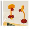 1 Set of Mini Basketball Hoop for Dollhouse, Mini Basketball Hoop Plastic Miniature Sports Figurines Miniature Sports Equipment for Dollhouse view 4