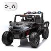 LUIBAS 24V 2-Seater Off-Road UTV for Kids, Ride On Car with Remote Control, Kids Electric Vehicle with Music, Bluetooth, Key Start, 4WD Ride On UTV for Boys Girls, Black view 1