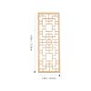 Veemoon 4pcs Mini Doll House Screen, Miniature Room Divider Wood Dollhouse Screen DIY Chinese Screen Room Privacy Divider Dollhouse Furniture Accessories Hollow Screen Model Retro Decor view 2