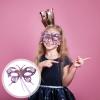 Amosfun 4pcs Butterfly Masquerade Mask Half Costume for Photography Props and Party Supplies for Women Masquerade and Events view 3