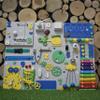 Montessori toy Busy Board 1 year old Christmas toddler gift for 1st Birthday Sensory board autism personalized baby boy activity board view 2