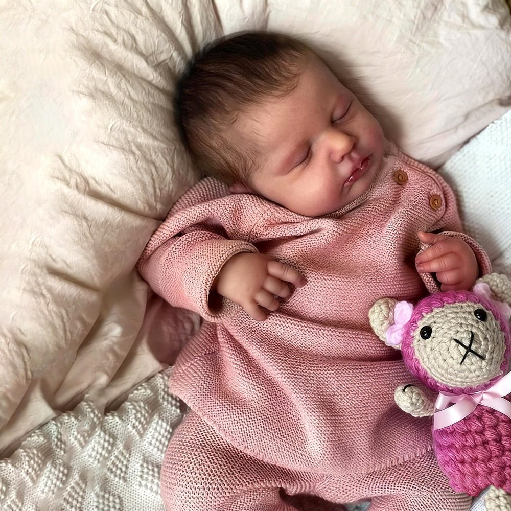 Zero Pam Reborn Baby Dolls Silicone Full Body Girl 20 Inch Waterproof Anatomically Correct Baby Doll That Look Real Silicone Reborn Babies Realistic Baby Doll for Girls Birthday