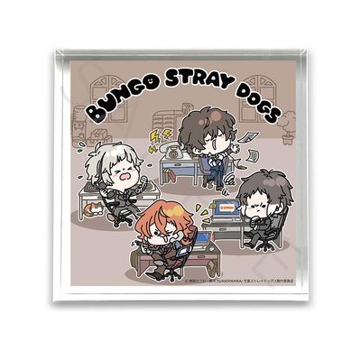 Bungo Stray Dogs Mocho C Collection Vol. 2 Acrylic Block, 5.9 x 5.9 x 0.8 inches (150 x 150 x 20 mm)