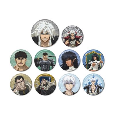 Anime Bastard!! Dark God of Destruction Illustration of The Throne Ver. Trading Can Badge Box of 10