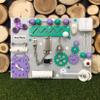 1 2 3 Year Old Girl Gift, Toddler Busy Board, Sensory Activity Boards, Montessori Toys One Year, Fidget Toy for Baby view 2