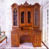 1:12 Scale Luxury French Style Miniature Dollhouse Bookcase Book Cabinet view 1