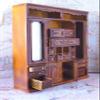 1:12 Miniature Dollhouse Elegant Mahogany Storage Cabinet Chest-Drawer Hutch view 3
