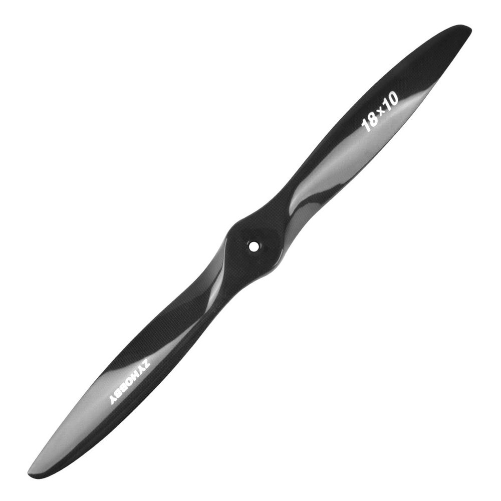 NOBRIM Carbon Fiber Propeller 18 Inch/ 19 Inch/ 20 Inch/ 22 Inch/ 23 Inch/ 24 Inch/ 27 Inch/ 28 Inch 2-Blade Carbon Fiber RC Airplane Propeller Prop for Gas Fixed-Wing RC Planes Airplanes (18x10)