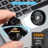 Infinity Gear Fidget Cube Spinner for Kid Adult, Transformable Spinning Top Metallic Fidget Toys for Anti-Anxiety Stress Relief Autism ADHD, 2-in-1 Cube Focus Toy for Desktop Office Classroom Black view 4