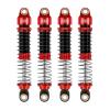 INJORA 59MM Shocks Long Threaded Shock Absorber Oil Damper for TRX4M TRX4MT 1/18 RC Crawler Upgrade (Red) view 1