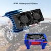 VXL-3s ESC Cooling Fan and Motor Cooling Dual Fan Set Fit for 1/10 Traxxas Slash 44 VXL Rustler 4X4 Stampede 4X4 Hoss 44 Velineon VXL-3s, Blue view 4