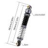 INJORA 59MM Shocks Long Threaded Shock Absorber Oil Damper for TRX4M TRX4MT 1/18 RC Crawler Upgrade (Grey) view 2