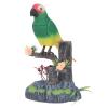 Talking Parrot Toy, Repeats What You Say Electric Battery Operated Control Voice Parrots Sound Activated Chirping Fluttering Birds Toys Electric Interactive Animated Toy for Garden (2) view 1