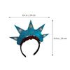 LUOZZY 6Pcs 4th of July Headband Crown Statue of Liberty Headband Patriotic Hairband Photo Props Independence Day Halloween Party Cosplay Party Supplies view 2