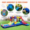 BOUNTECH Inflatable Bounce House with Ball Pit, Dual Slides Bouncy House with Blower for Kids 5-12 Indoor Outdoor Backyard Party Fun, Toddler Jumper Bouncy Castle with Slide for Birthday Party Gift view 4
